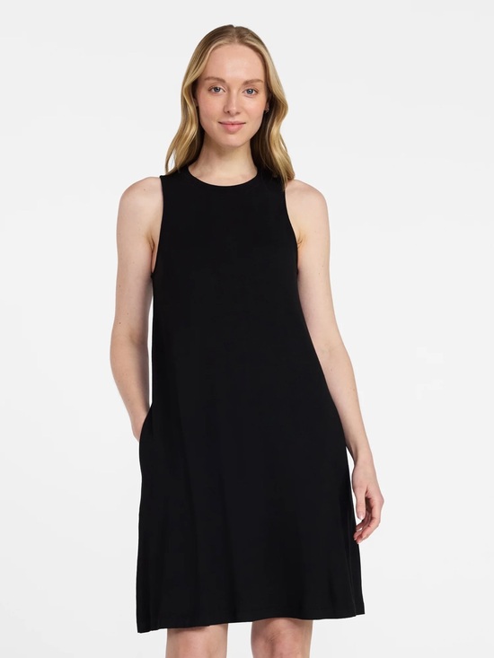 Time and Tru Dresses & Skirts - Time and Tru Black Sleeveless Swing Dress – Size Medium (8-10)